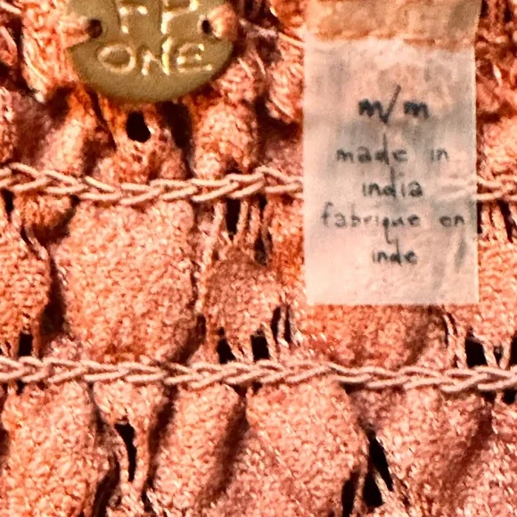 Free People Adelia Maxi Dress Rose Color Size Medium - Picture 10 of 10